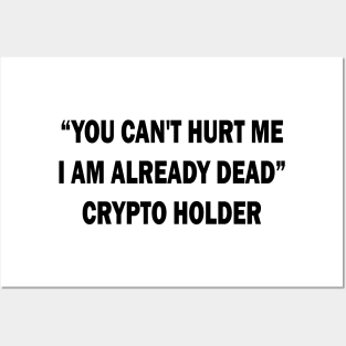 Crypto holder Posters and Art